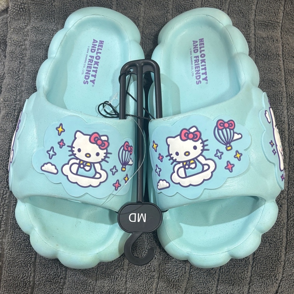 Hello Kitty Blue Slippers for Women